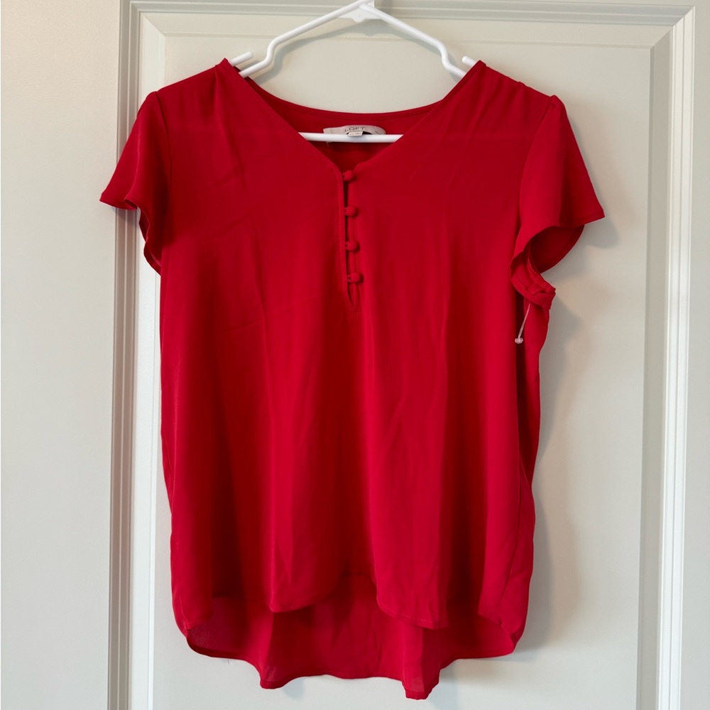 Loft Petite Short Sleeve Top